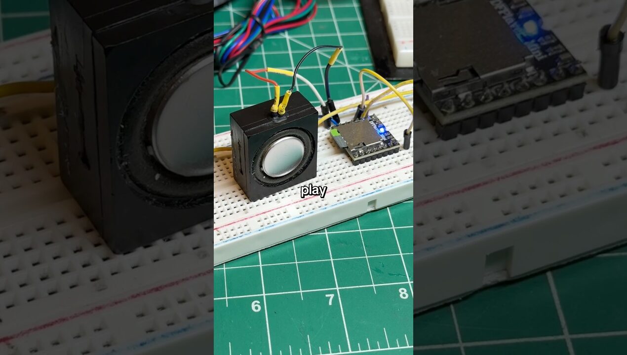 The machine can now talk back… 😨 #electronics #engineering #diy #mp3module