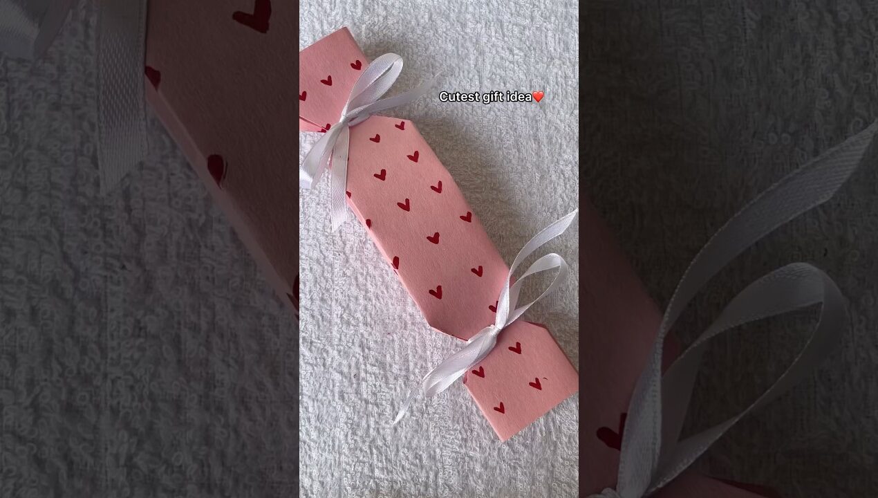 DIY Cute Gift package 🤍|  #diy #gift #packing #cute #fyp