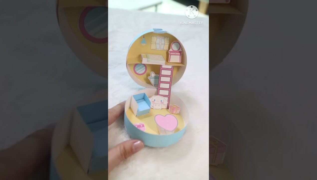 Mini dollhouse diy ideas girls must try🦋💖😉#aesthetic #cute #doll #dollhouse #diy #craft #mini #girls
