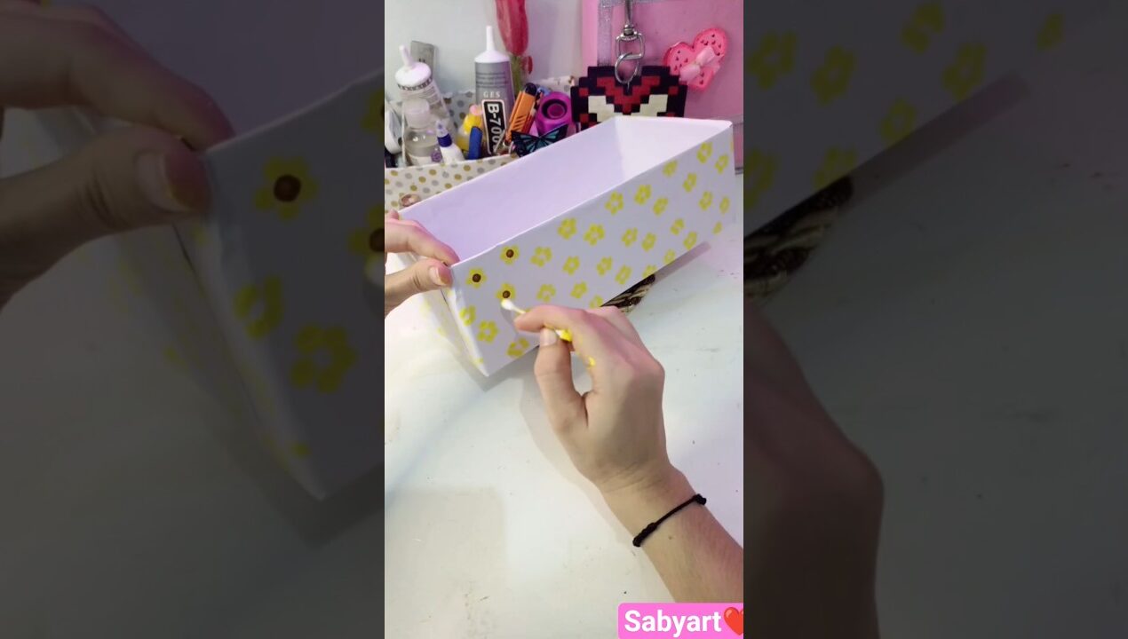 shoe box diy ideas😍|sabyart|easydiy#artandcraft#diy#trending#shorts#art