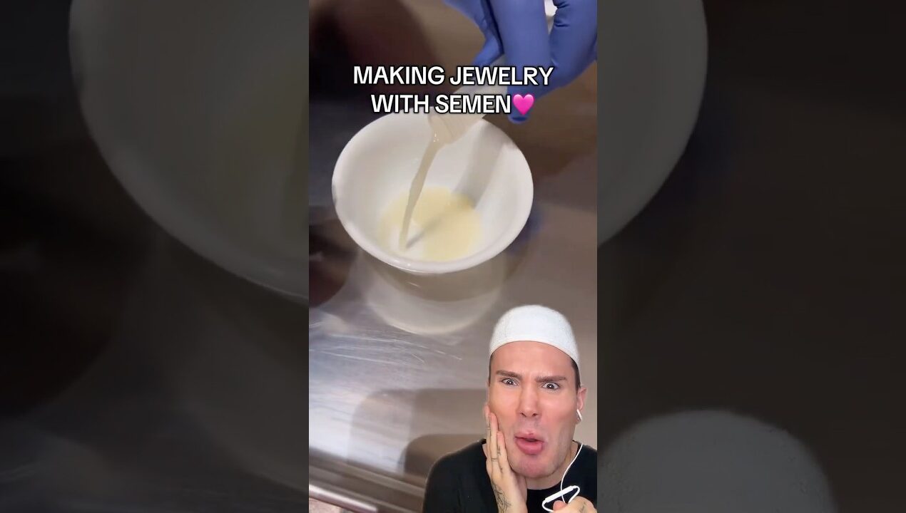 MAKING JEWELRY WITH SEMEN!😱 #jewllery #jewelry #diycraft #diyideas #diyproject #diycrafts