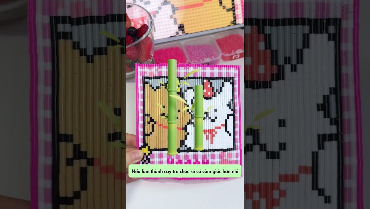 Cách xếp hạt kiểu mới nè  #handmade #diy #trochoi #xh