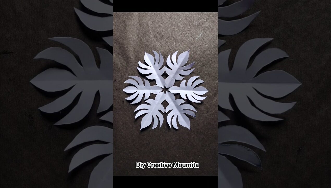 Most Satisfying Paper Cut Flower Ever ✨🔥💯 #artofhandmade #handmade #diy #craft #creative