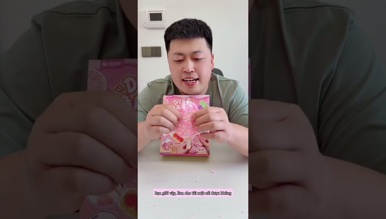 Cây kem bóp bóp giòn rụm #diy