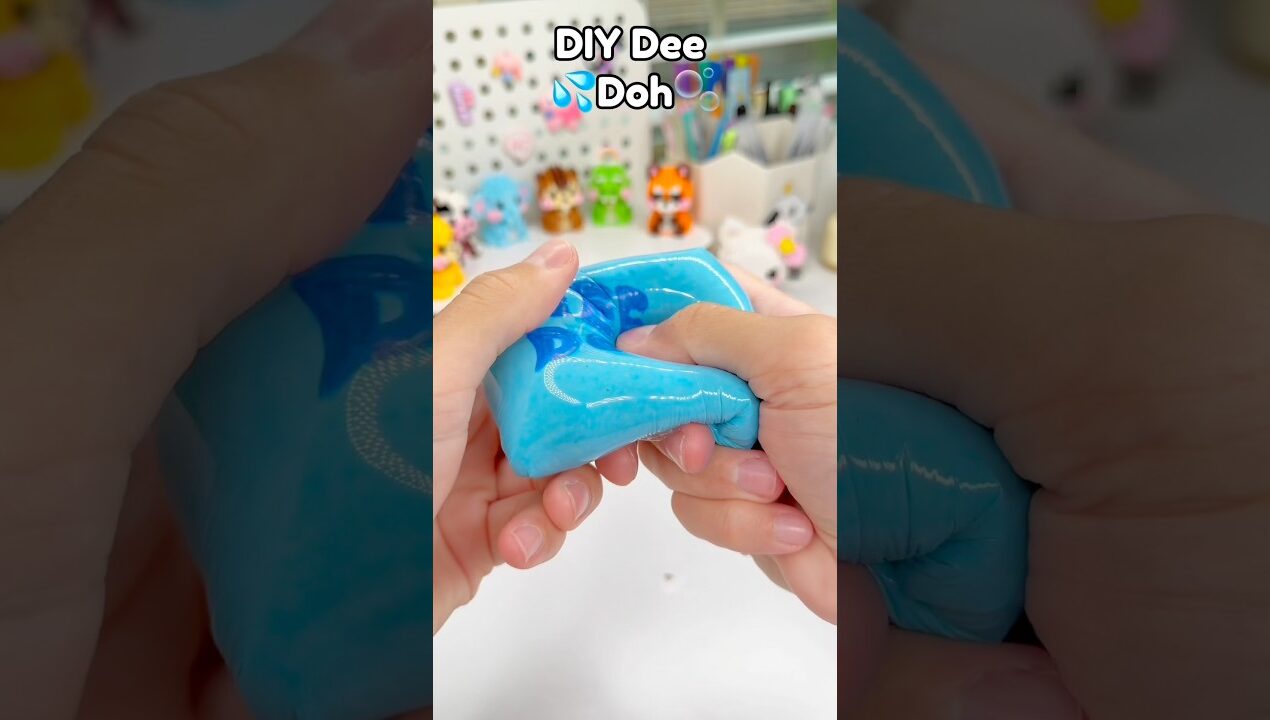 💦DIY Nee Doh Squishy🫧!? #papercraft #cutecrafts #diycrafts #diy #crafts
