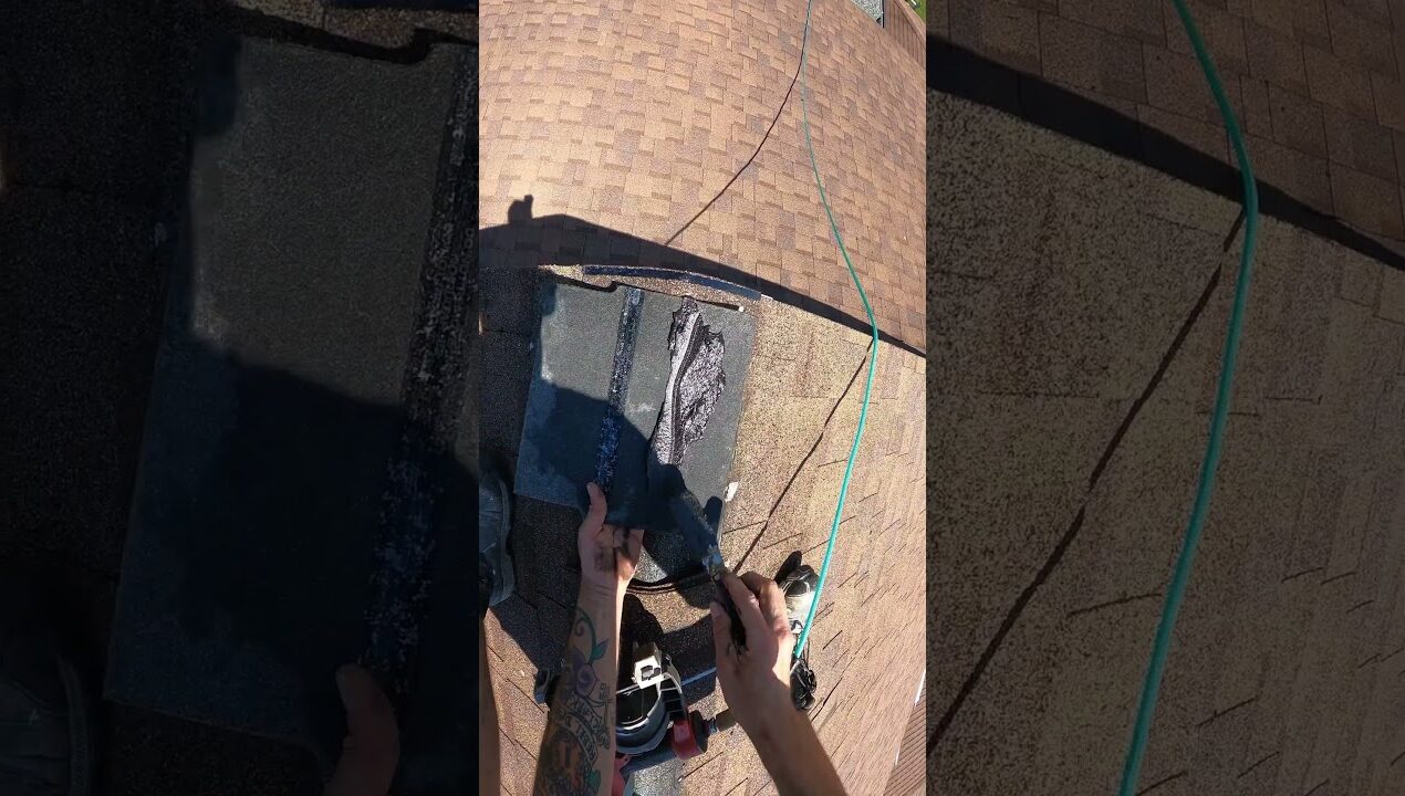 Here's how you start roofing shingles the right way! #homeimprovement #constructionchannel #diy