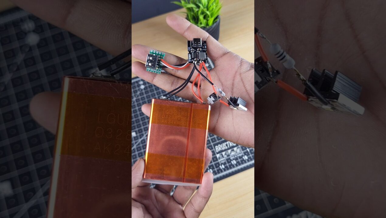 DIY Power Bank 🔋With Emergency Light💡 | #ashwinprojects #AltiumStudentLab