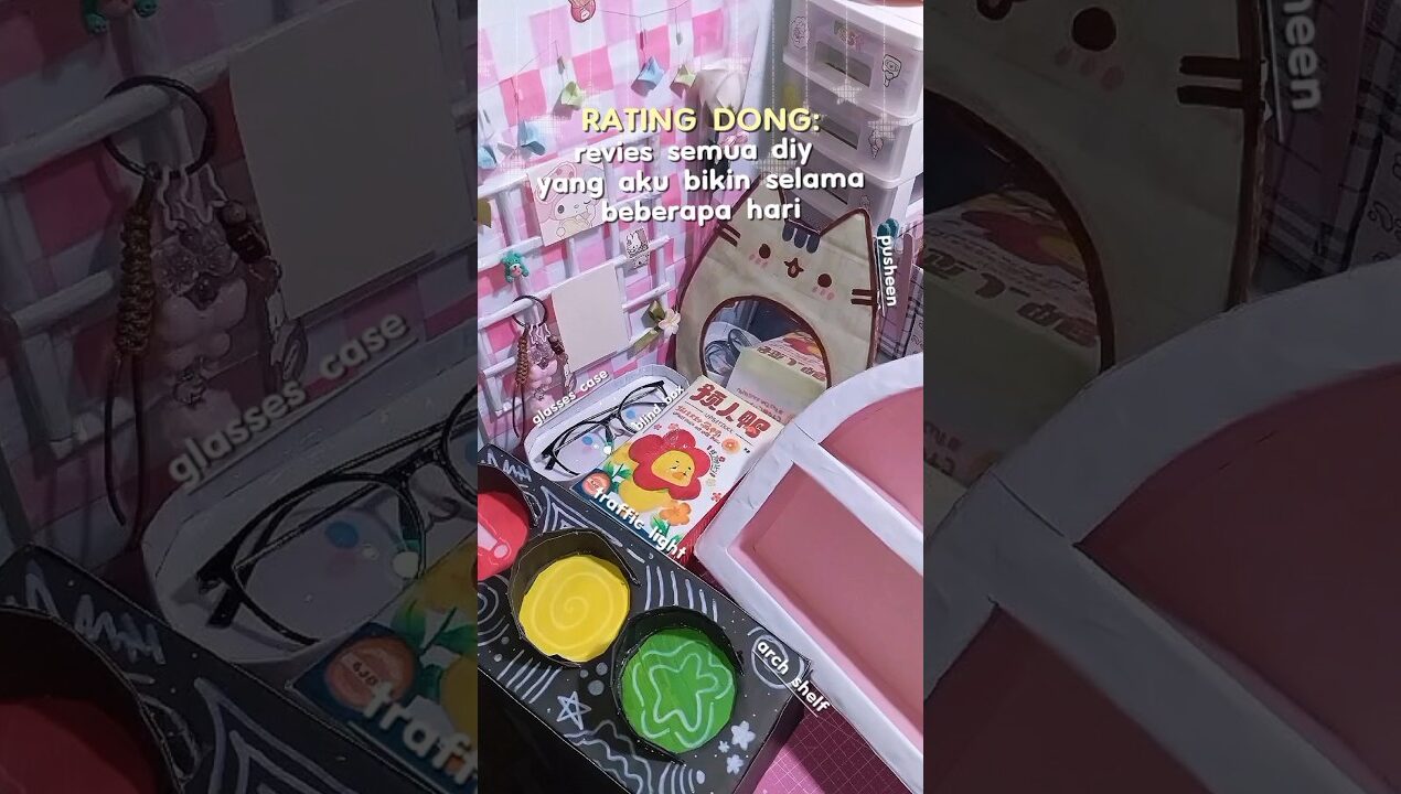Review Semua Hasil DIY Aku Seminggu!! #shorts #review #diy #papercraft #viral #aesthetic
