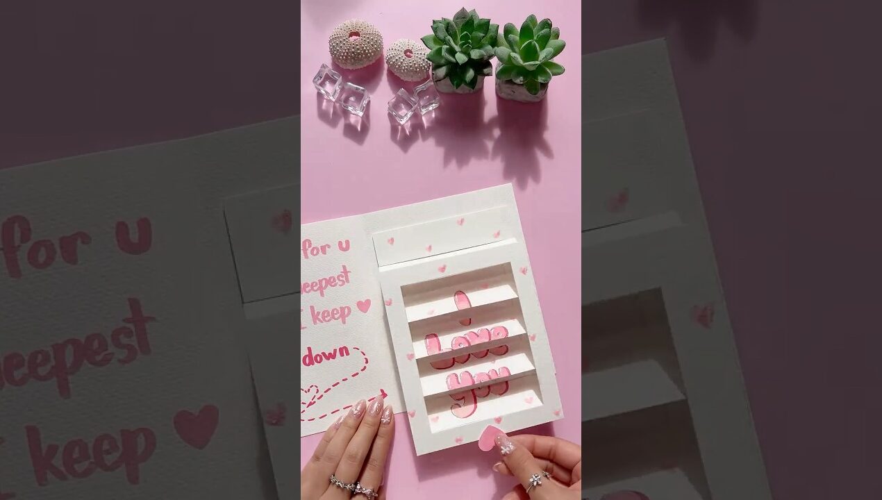DIY Unique Love Card Idea ✨