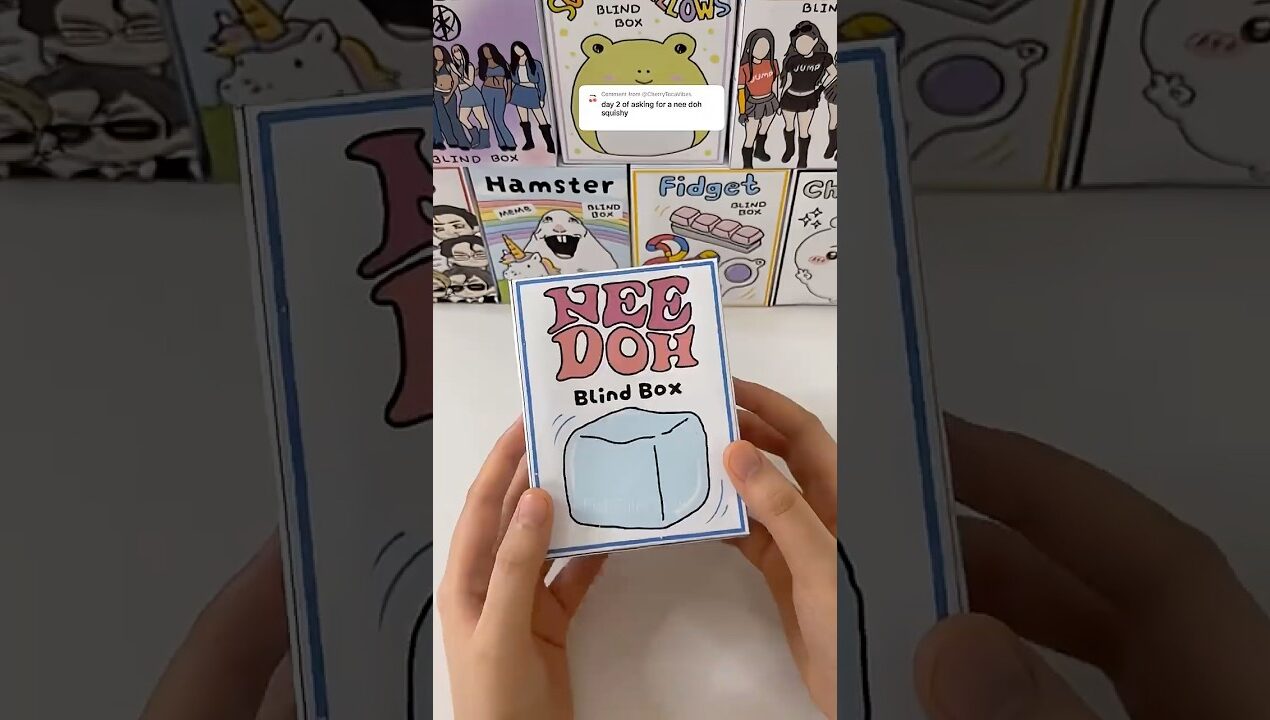 Diy blind boxes unboxing! Needoh blind box #asmrunboxing #diy #paperdiy #asmr #unboxing