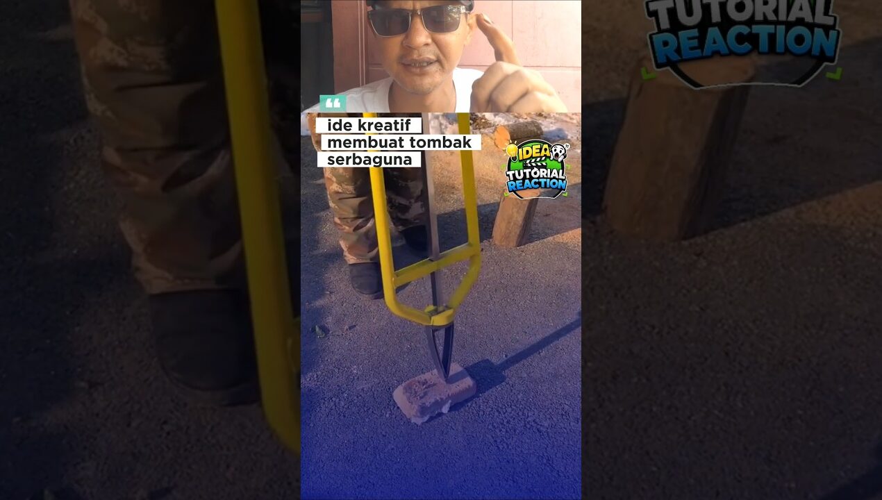 membuat tombak serbaguna #diy #crafts #ideas #reaction #tutorial #inpirasi #fyp