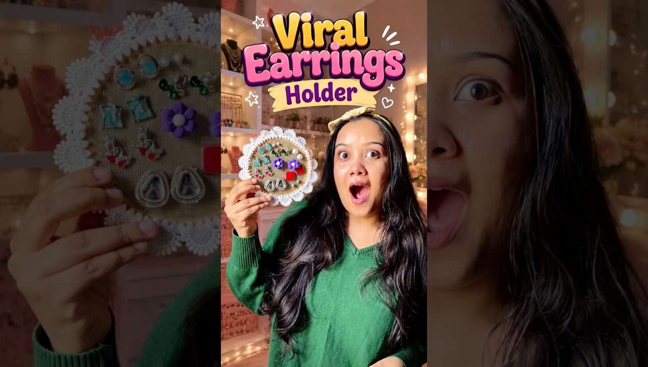 PROBLEM SOLVED 😮‍💨 | Sana Khan #diy #craft #creative #earrings