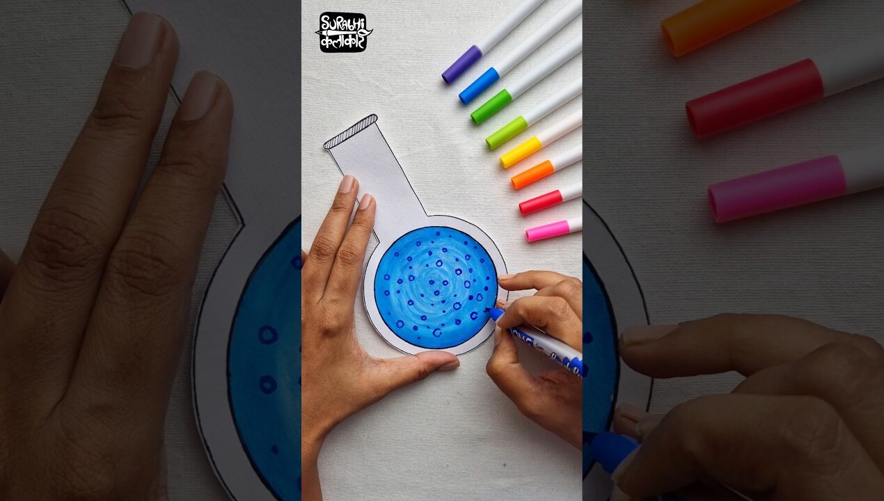 The Perfect Science Project front page 😍 #surabhikalakar #art