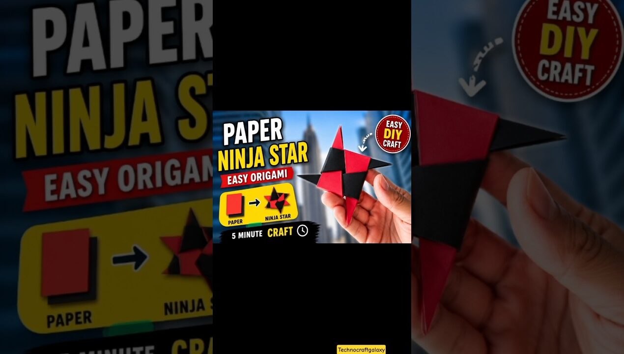 Paper Se Amazing Ninja Star Banaye #Paper ninja star