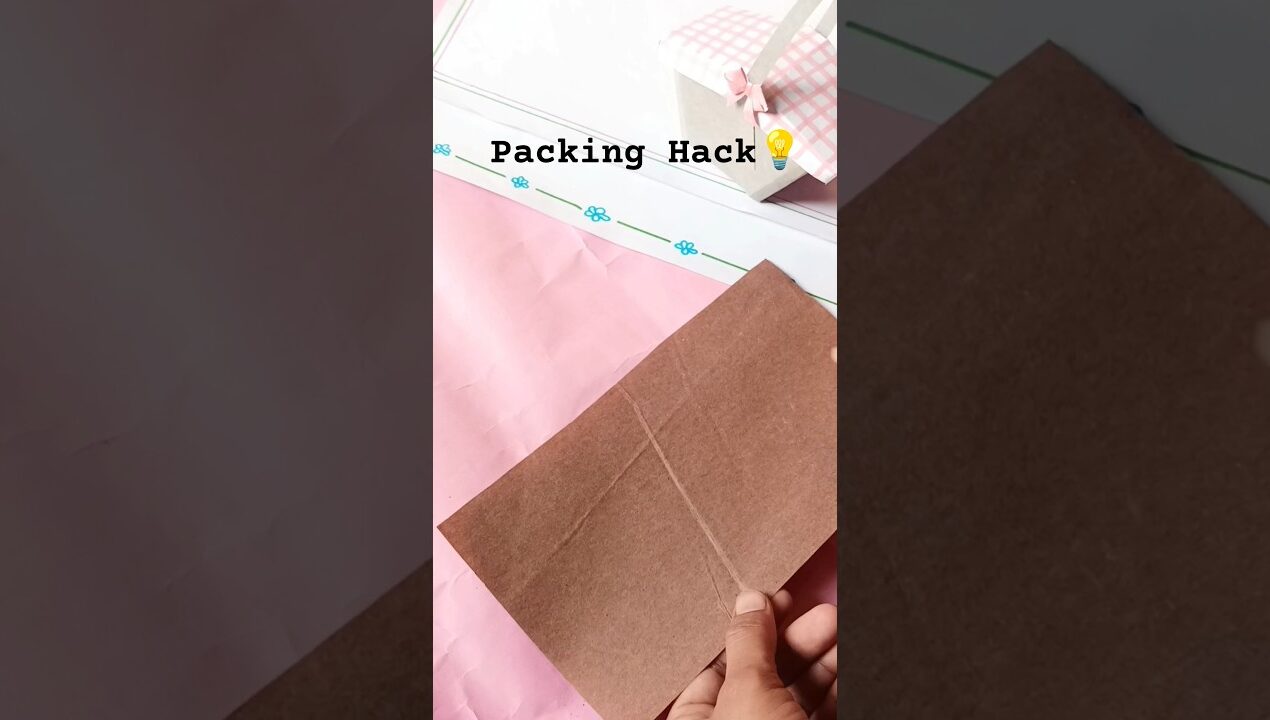 Small Business owner's Packing Hack when Packing roll is over #shorts