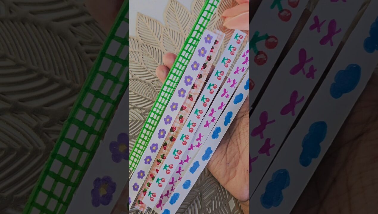 🔥🤯Make Washitapes at home DIY #shortfeed #shorts #diy #craft #journaling #ideas #viral