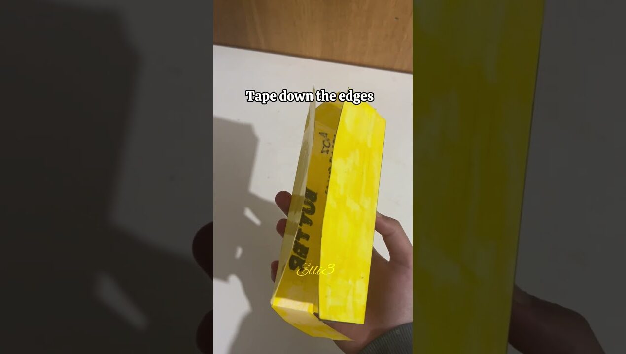 butter squishy tutorial🧈#squishy #papersquishy #tutorial #asmr#diy #papercraft #butter #shorts