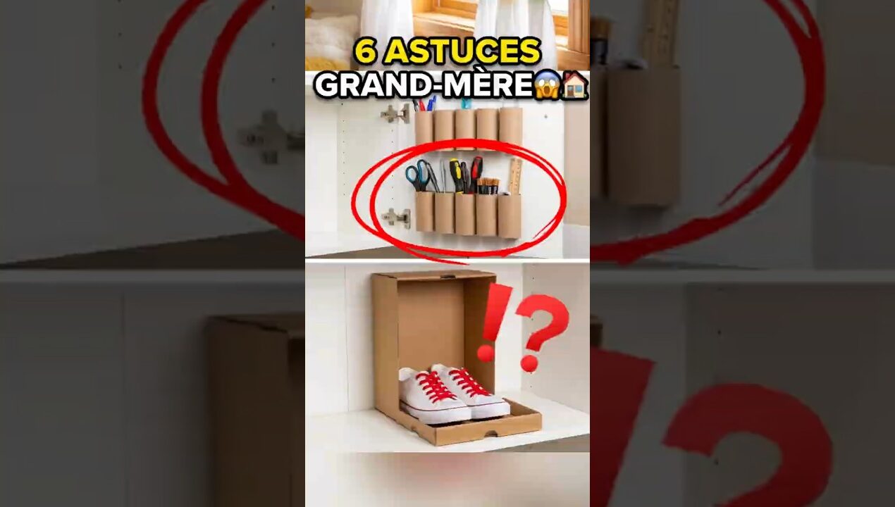 8 Idées de Grand-Mère Qui Vont te Sauver en Maison 😱 #Astuce #Maison #DIY