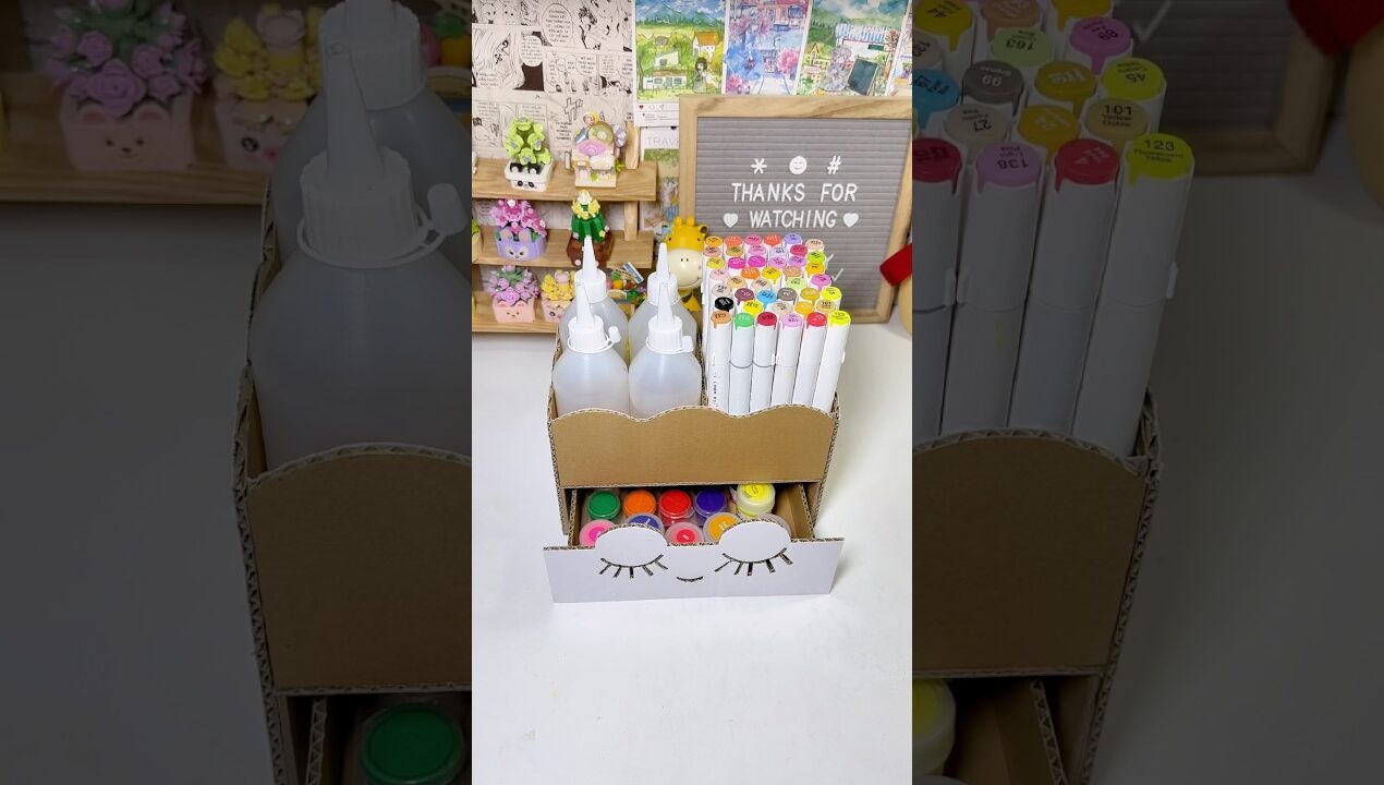 Hộp đựng ngăn kéo | craft box idea #monodiy #diy