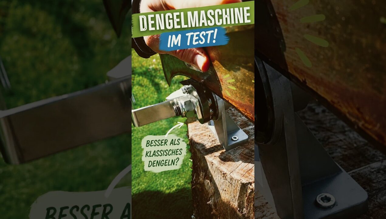Kann diese Maschine das Dengeln ersetzen? #selbermachen #diy #Sense