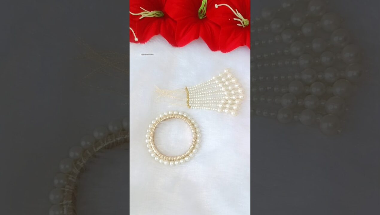 DIY pearl bangles 😍#short #diy #tranding #viral #handmade #bangles