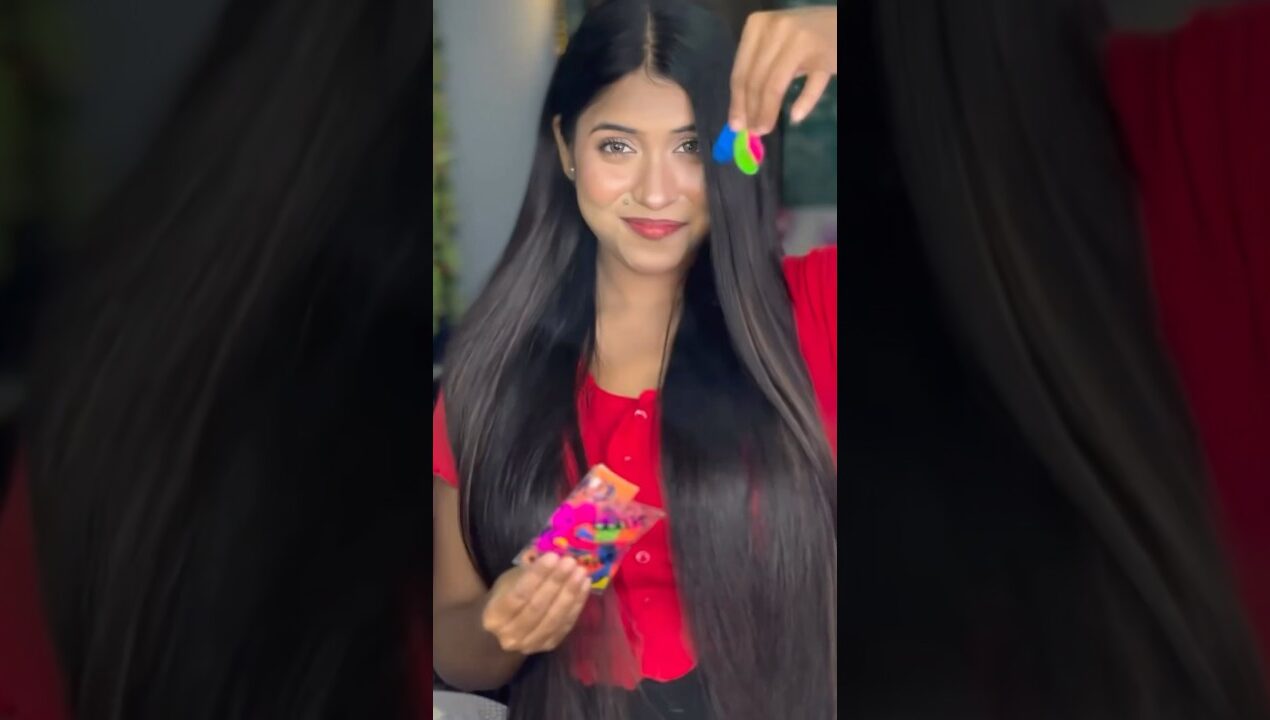 Diy balloon rubber band hairclip😱|viral style#youtubeshorts#shorts#diy#handmade#hack#latest#wedding