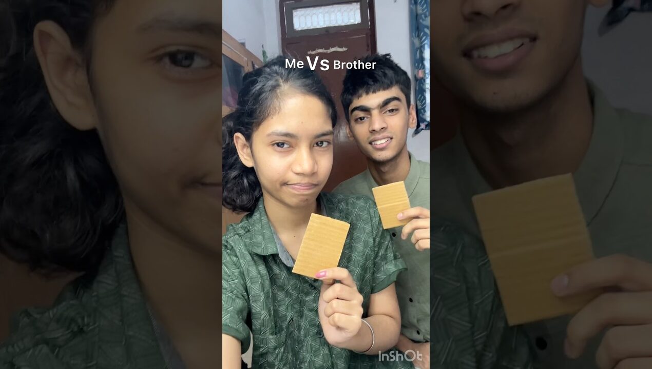 DIY Challenge Me VS My Brother ⭐️ #diy #craft #challenge #shorts #youtubeshorts #viralshorts