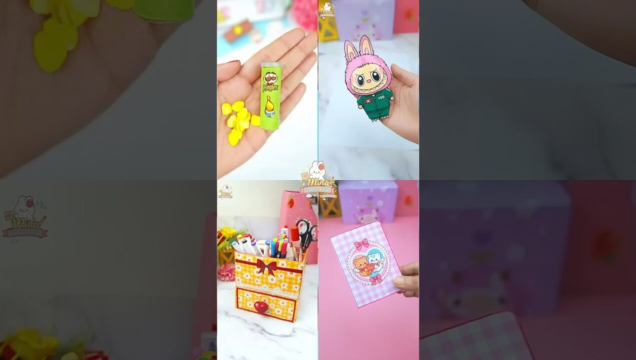 4 Easy DIY Crafts ideas #diy #shortvideo #artandcraft #youtubeshorts #craft #shorts #shortvideo
