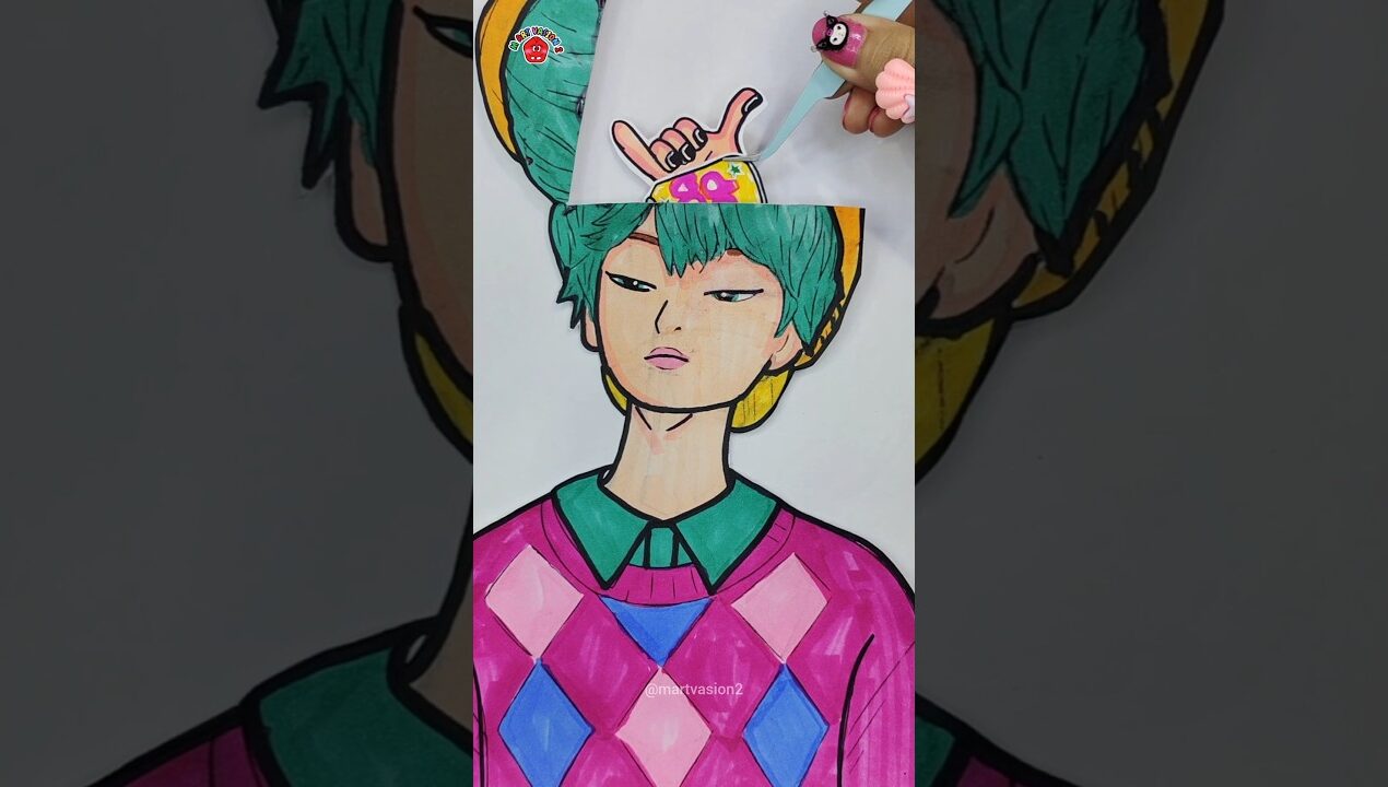 K-pop Demon Hunters GOLDEN PaperDoll DIY✨#kpopdemonhunters#rumi #diy #papercraft#satisfying#gift#toy