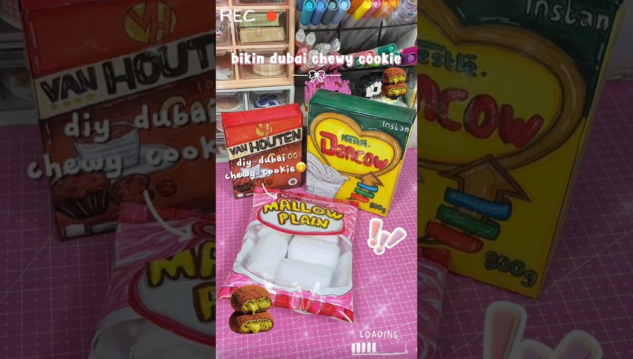 BIKIN DIY DUBAI CHEWY COOKIE PART 01 #diy