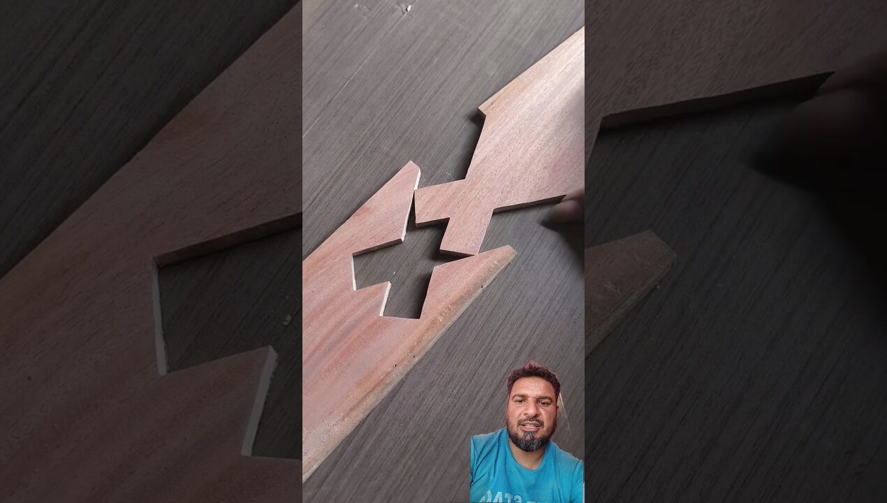 a unique and strong wood joint #woodscraft #ideas #diy #carpenter#shorts #shortsfeed