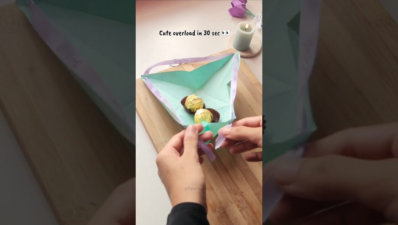 I made something adorable from paper ✨️