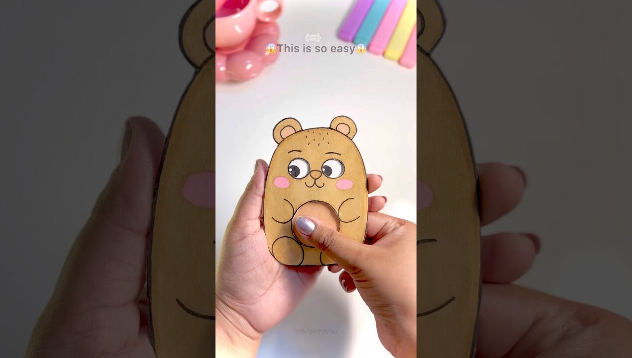 Cute DIY Craft | Paper craft ideas 🎀💞 #diy #craft #papercraft #shorts #craftideas #funny