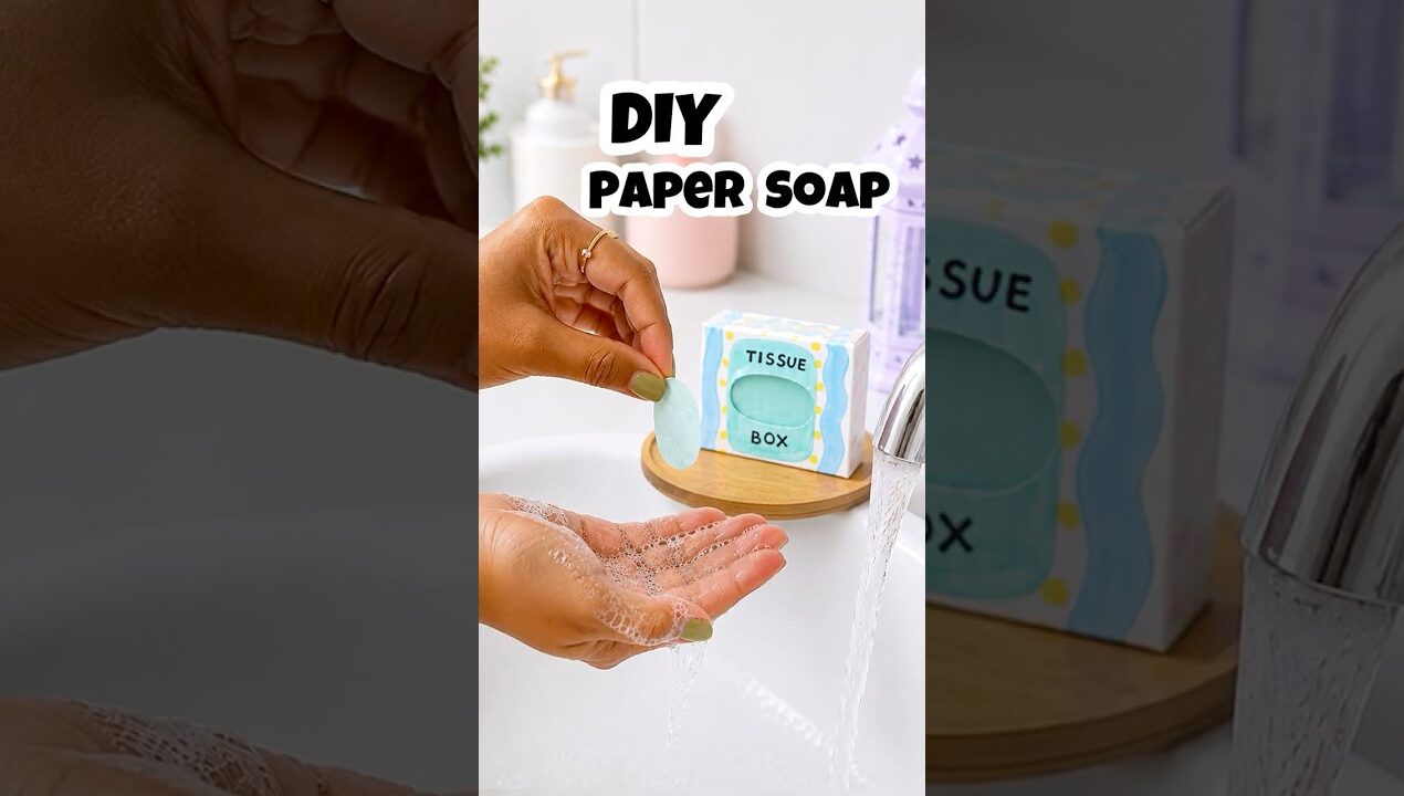 Sabse Unique Paper Soap #diy #craft #papersoap #soap