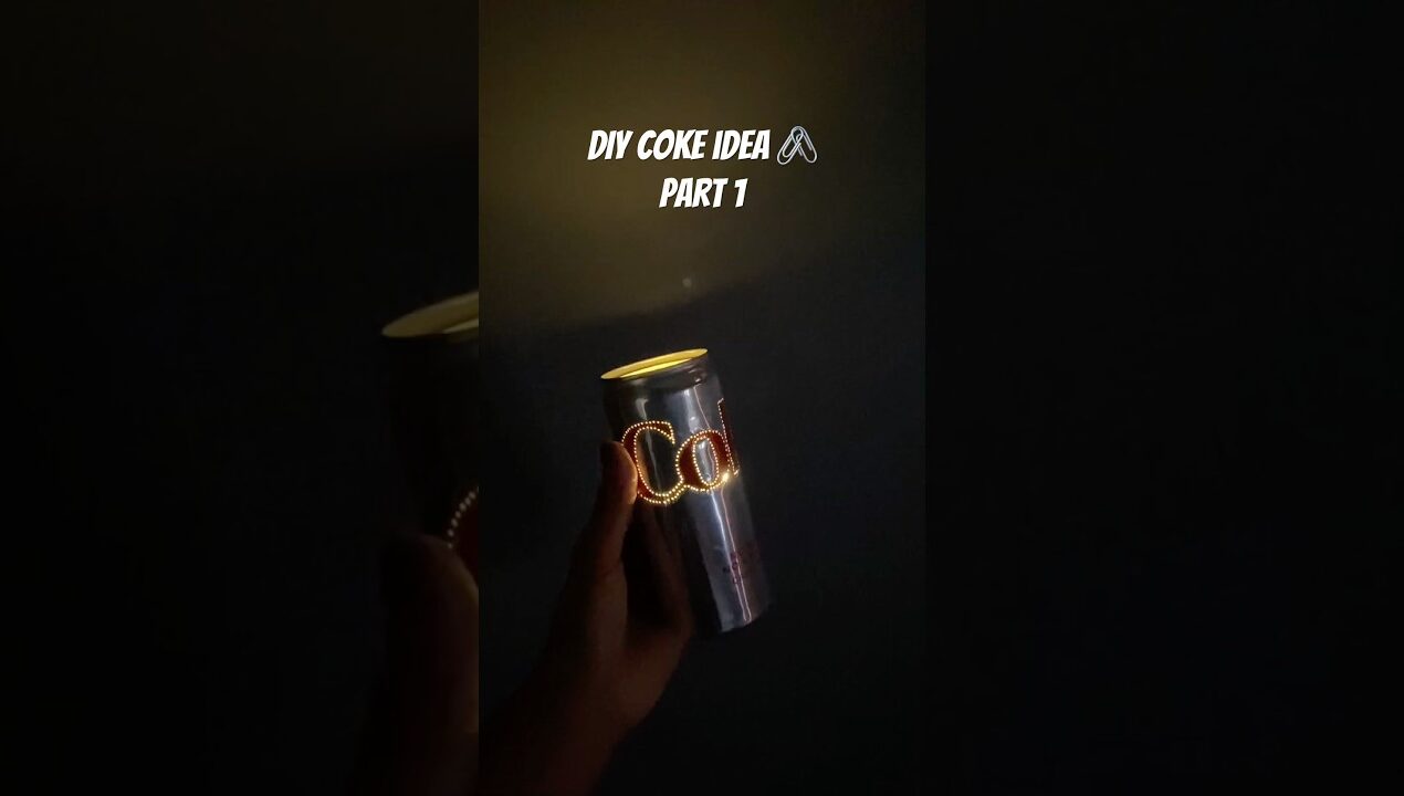 DIY coke can idea #diyideas #diy #diygiftideas #gift #diyshorts #handmade #craftcans #dietcoke