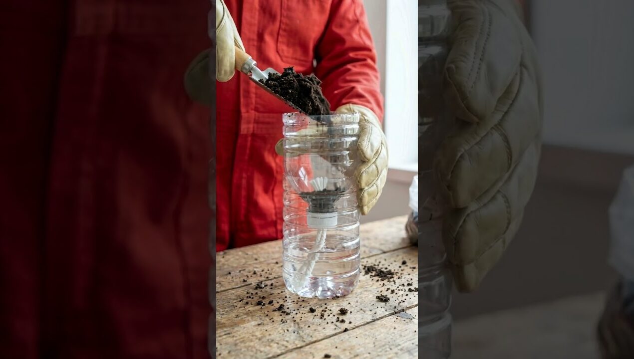 Plants Actually Survive With This Bottle Trick #gardening #lifehack #diy