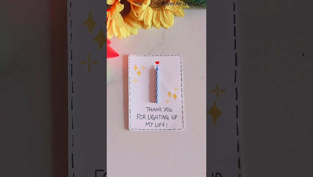 Handmade card for your loved ones | easy gift card ideas #diy #craft #handmade #giftideas #couple
