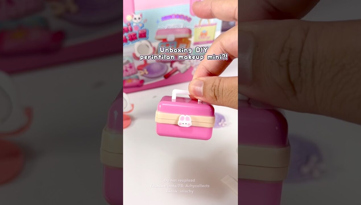 Unboxing DIY miniatur makeup mini?! #mainananak #mini #diy #unboxing