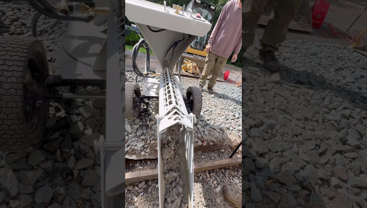 Concrete Mixing Got Easier. #tools #bluecollar #concrete #outdoors #diy #shorts