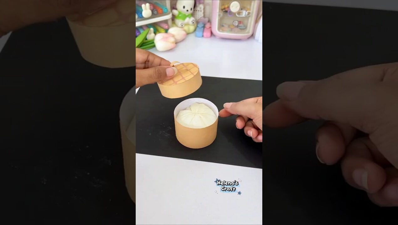 Viral Dumpling Squishy 🥟 #diy #shorts #craft #diyideas #helenascraft #diyideas