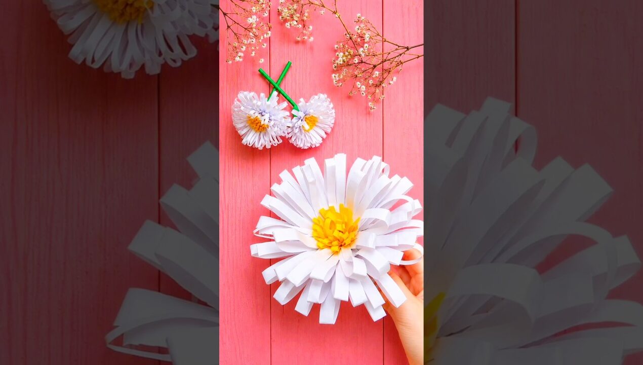 Easy Paper Flowers,#diy, #crafts, #papercraft,