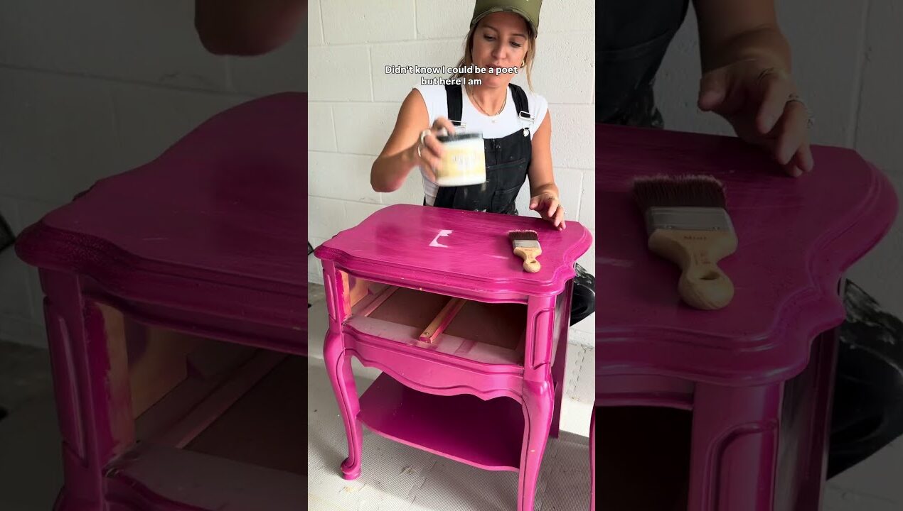 Beginner friendly nightstand makeover! ✨ #furnitureflip #furnituremakeover #furniture #diy