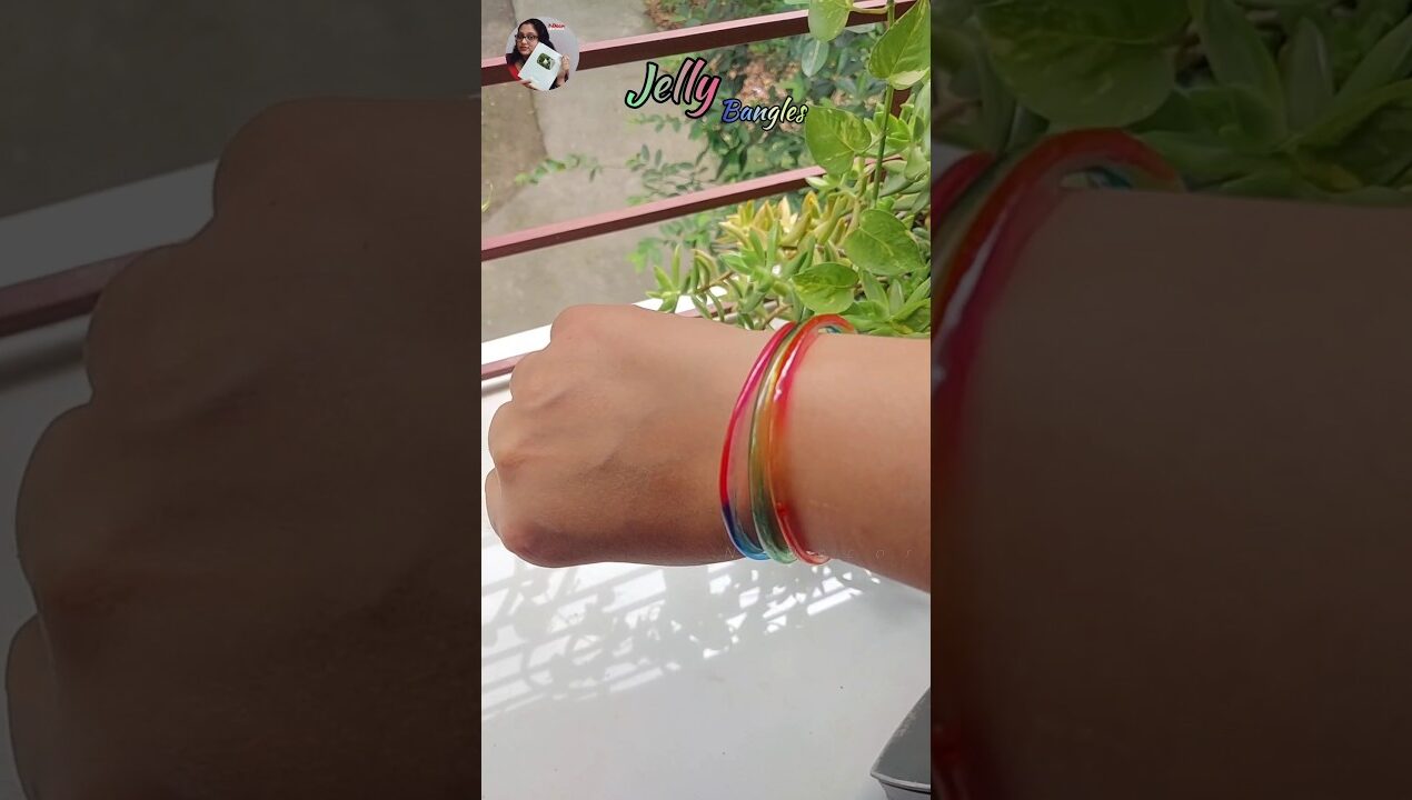 DIY জেলি চুড়ি #ndecor #diy #jellybangle #bangles #recycledplasticbottlecrafts @N-Decor