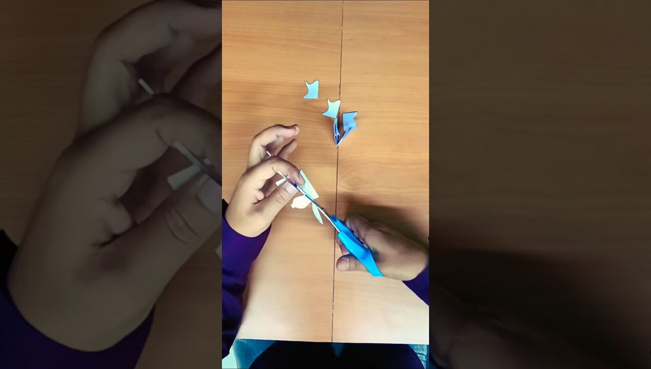 DIY Beautiful Paper Flower Art 🌺 #shorts