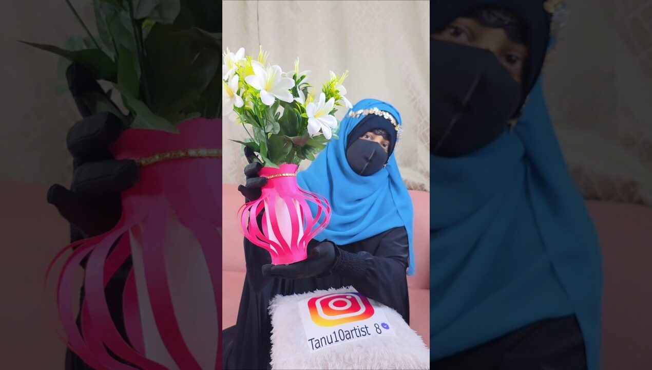 Paper Flower pot Making at home/ Flower pot craft idea #ytshorts #shorts #support #viralshort