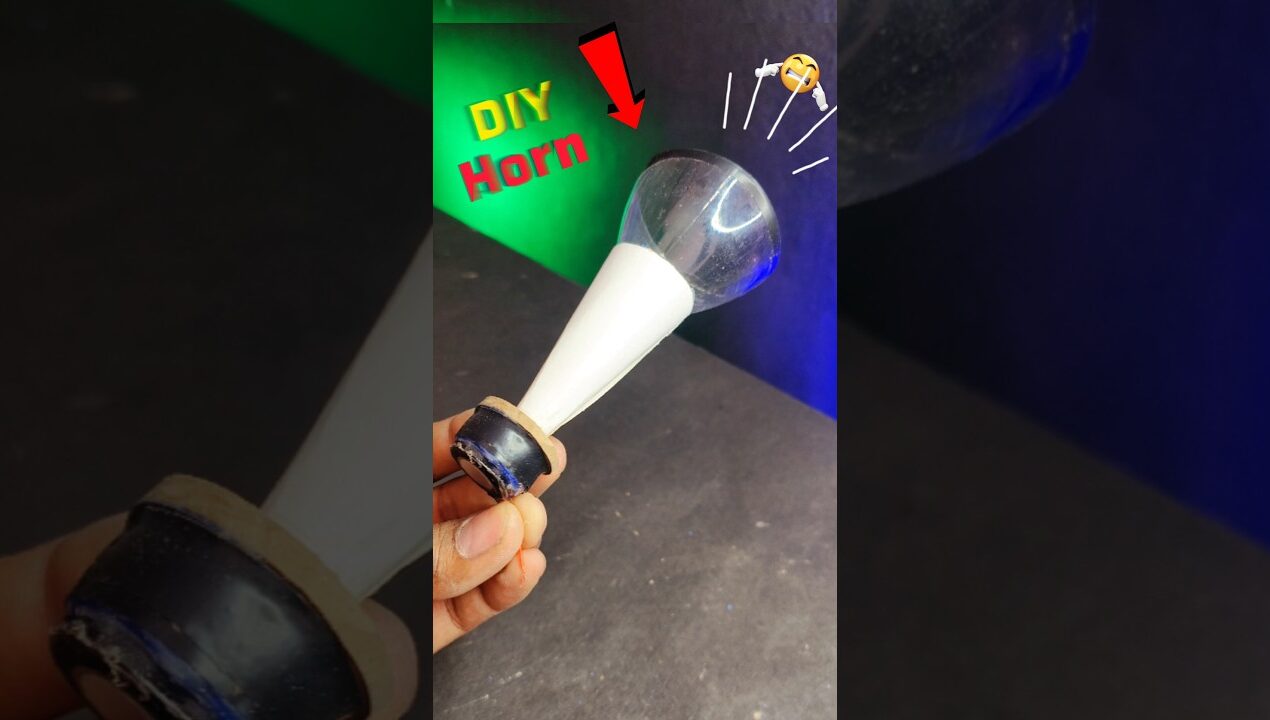 DIY Homemade Horn 🤯 #diy #dj #shorts