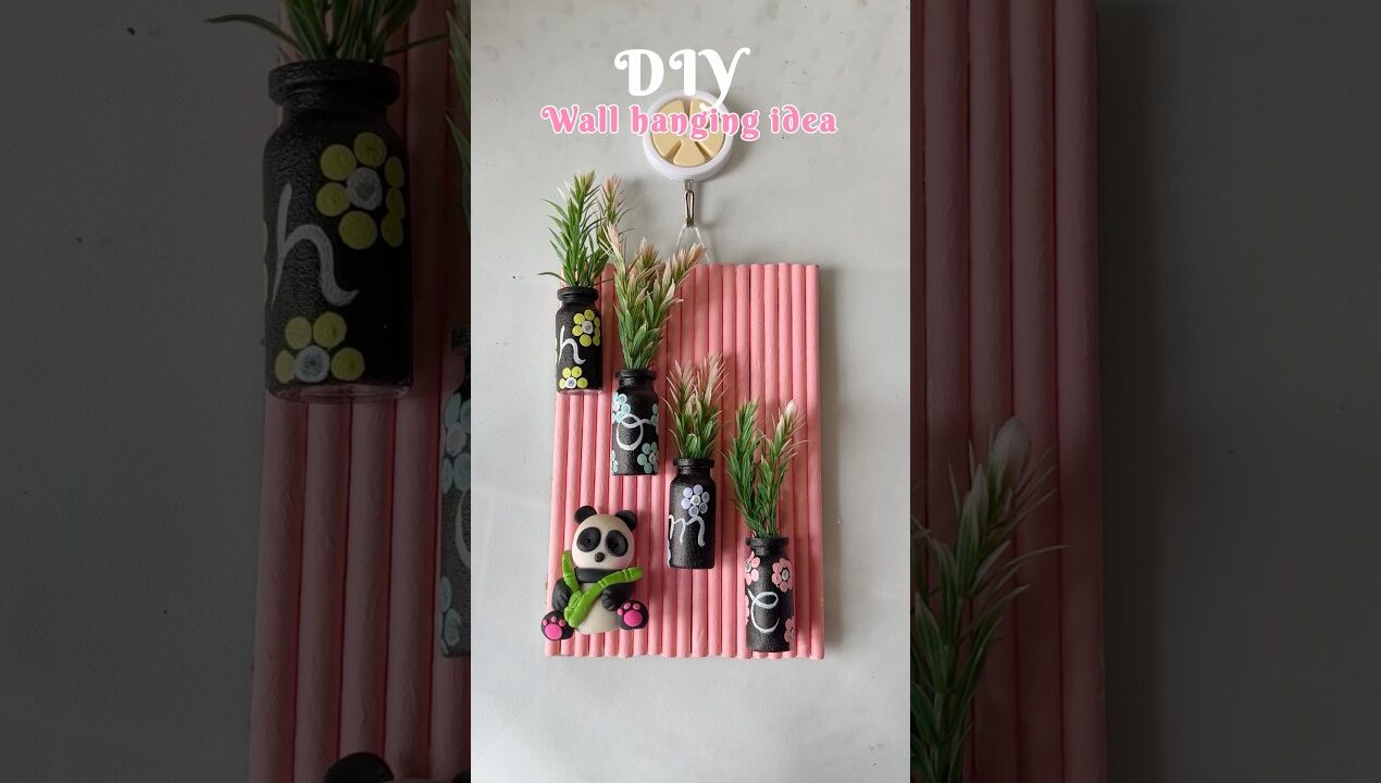 DIY Home Decor || Easy Aesthetic Room Decor  Ideas #shorts #viralshorts #homedecor #wallhanging #diy