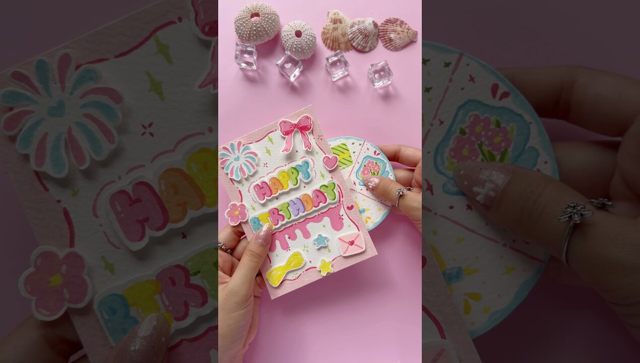 DIY Happy Birthday Card Idea ✨