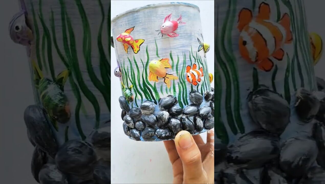 pen holder part – 2 || #penholder #diy #creative #ideas #shorts
