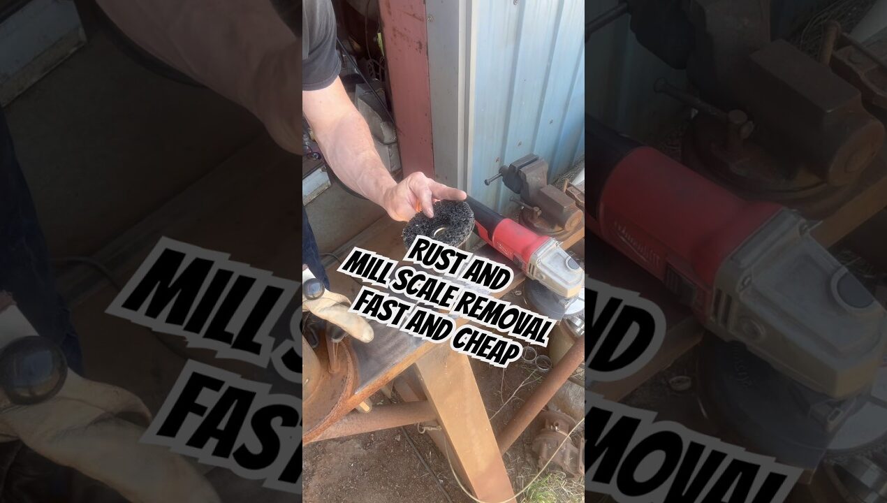 Extremely fast metal prep for cheap #automobile #mechanic #stickwelding #diy